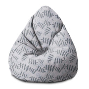 Puf Pearshape Splash Floral Pattern-M-Oxford