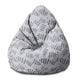 Puf Pearshape Splash Floral Pattern-M-Oxford
