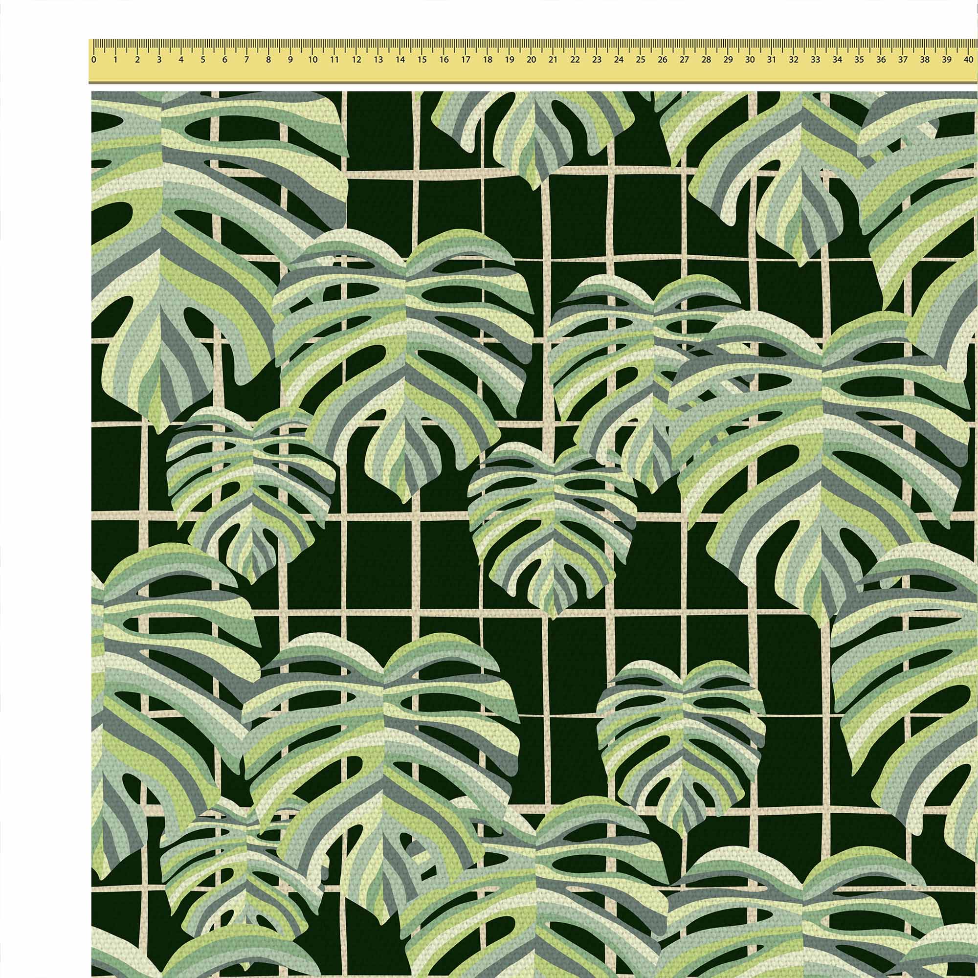 Monstera-Blätter Raster-Lincoln