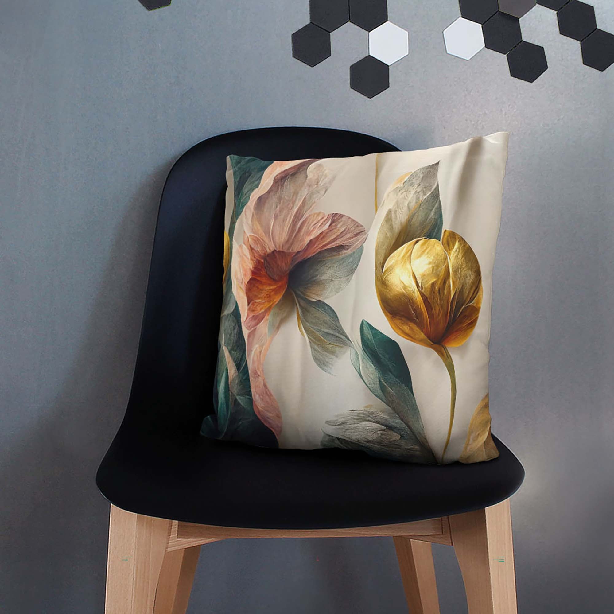 Kissen Abstrakte Blumen