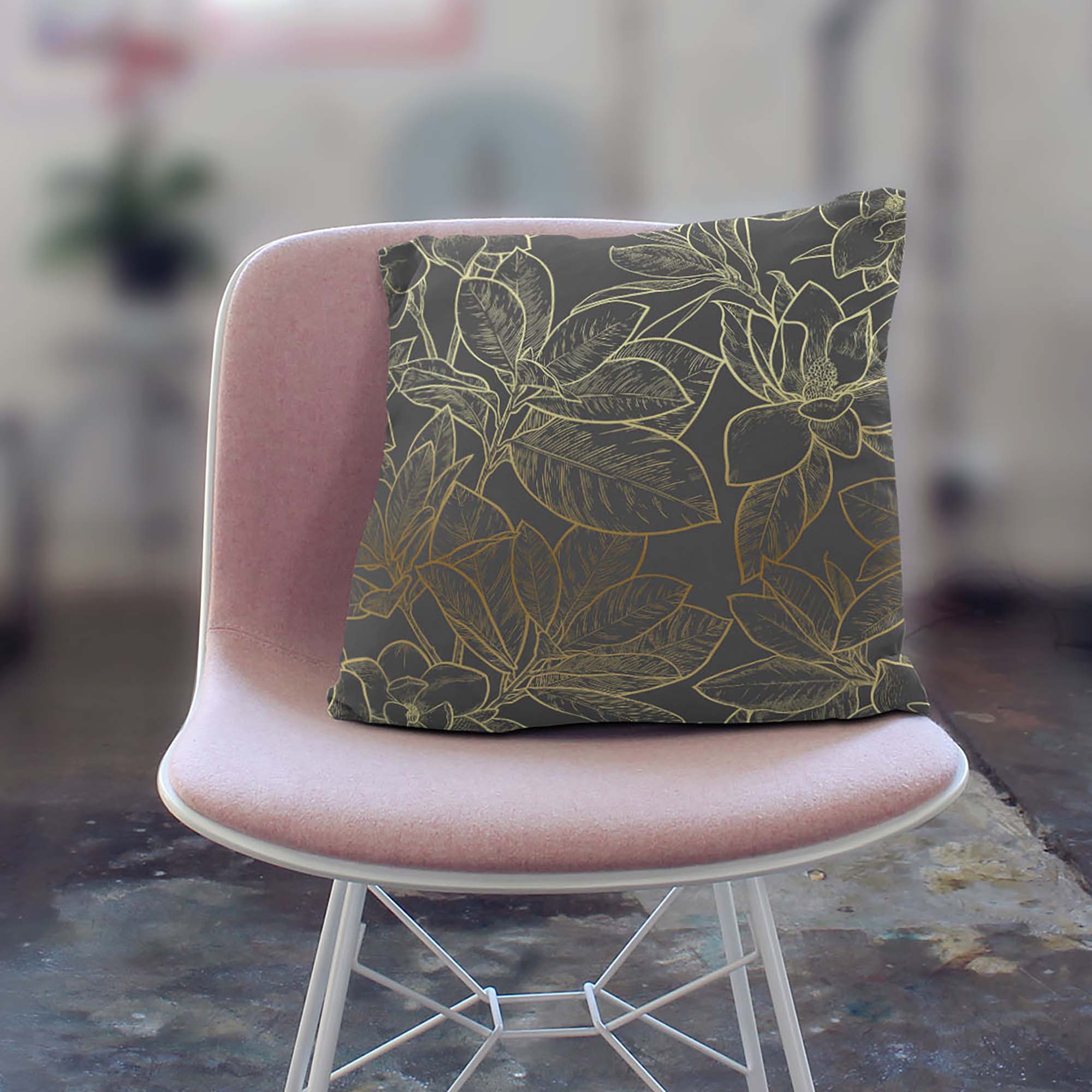 Kissen Gold Leaf Pattern-Panama