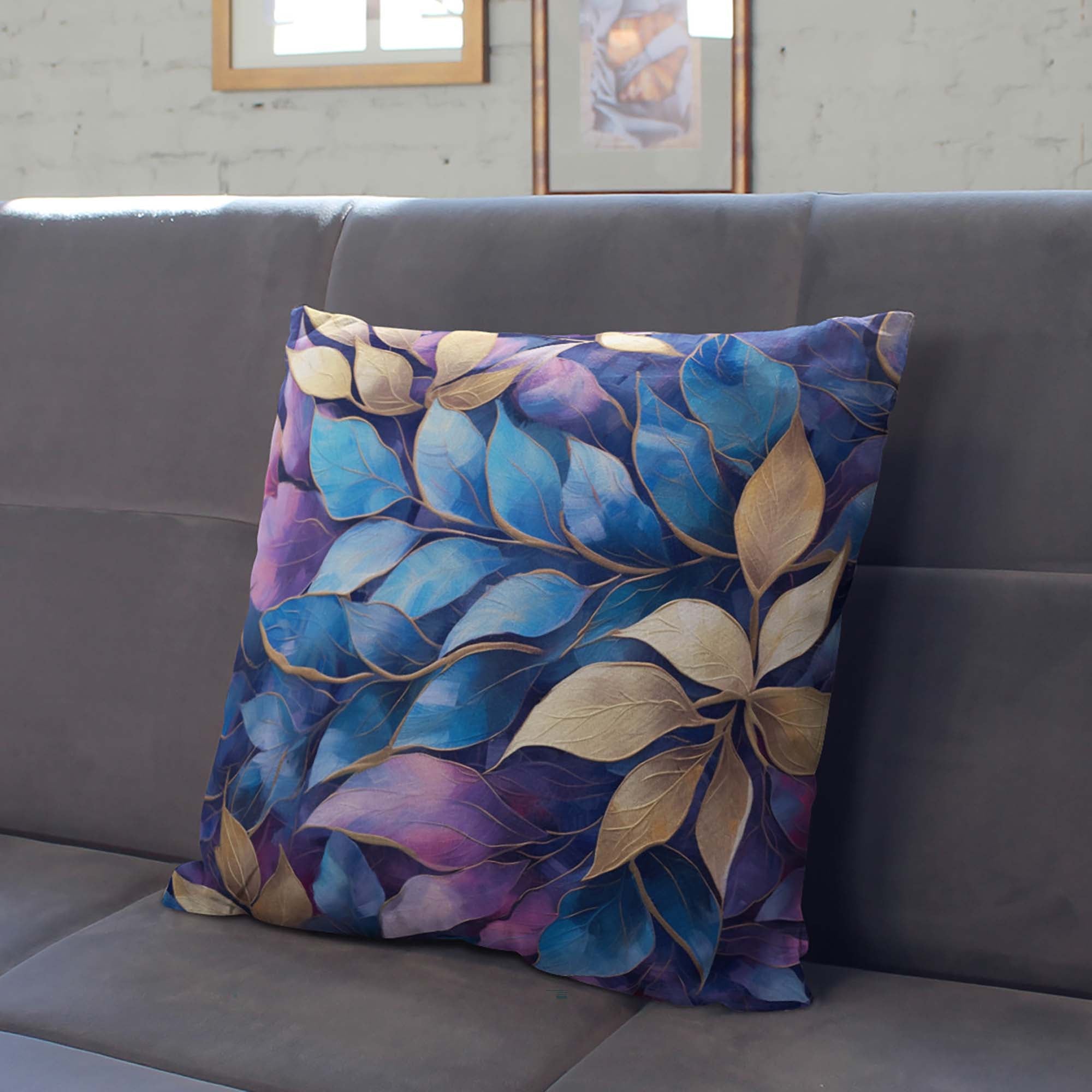 Kissen Blaue Eleganz-Panama
