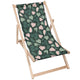 Wooden Deck Chair Great Monstera-M