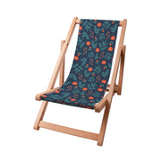 Holzliegestuhl Poppy Meadow-S