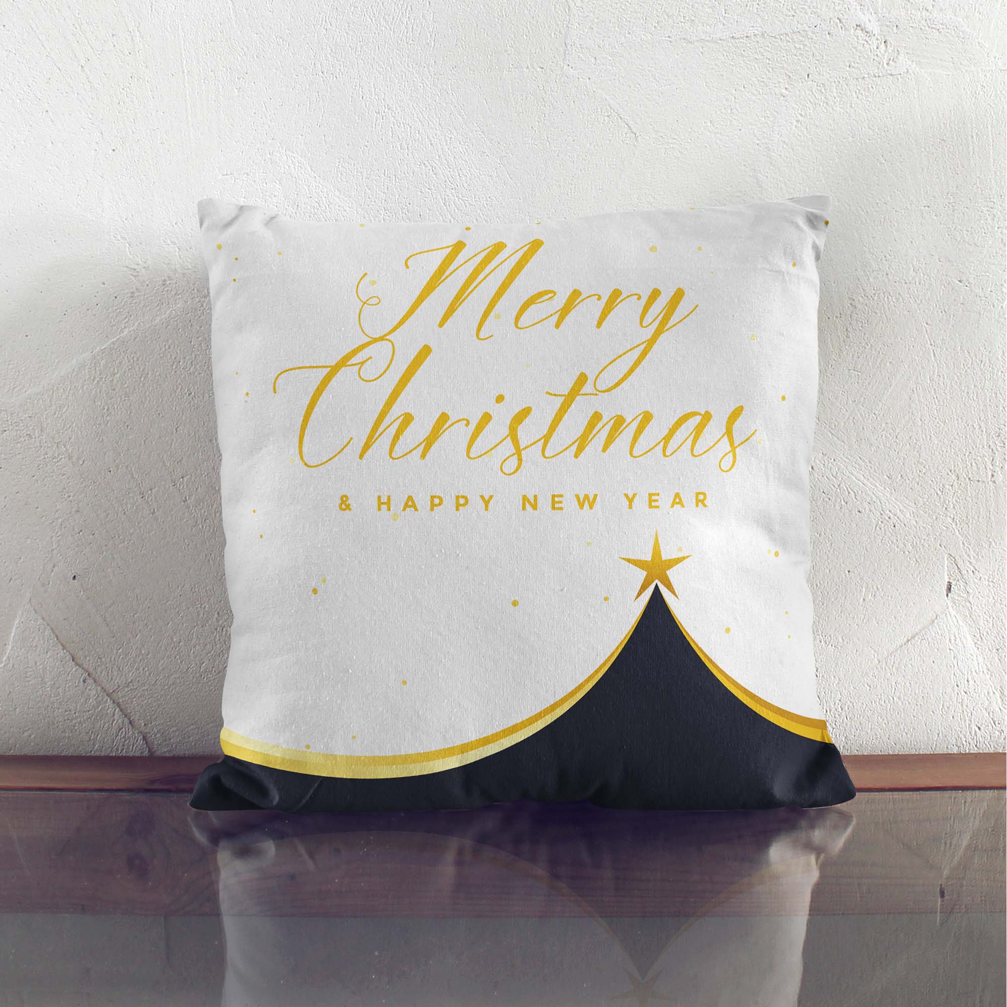 Kissen Elegantes Frohes Weihnachten