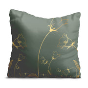 Kissen Gravur Botanisches Muster