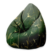 Puf Birnenform Gravur Botanisches Muster-Oxford