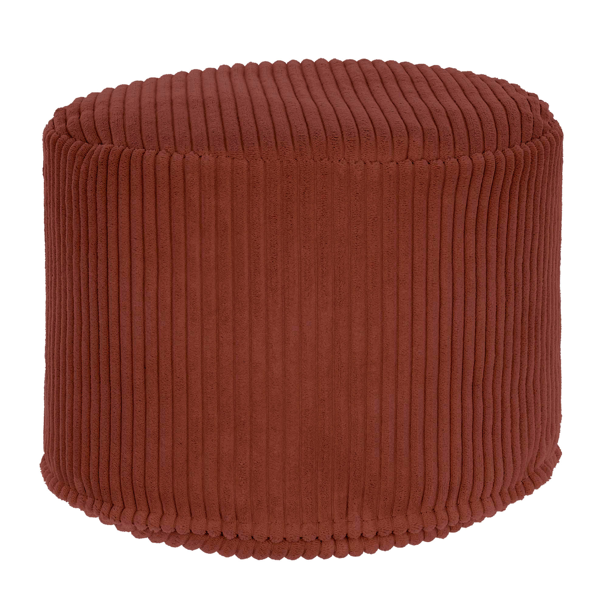 Runder Hocker Fußstütze Lincoln Fired Brick-M