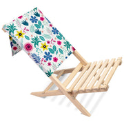 Klappbarer Strandstuhl Blumeneleganz