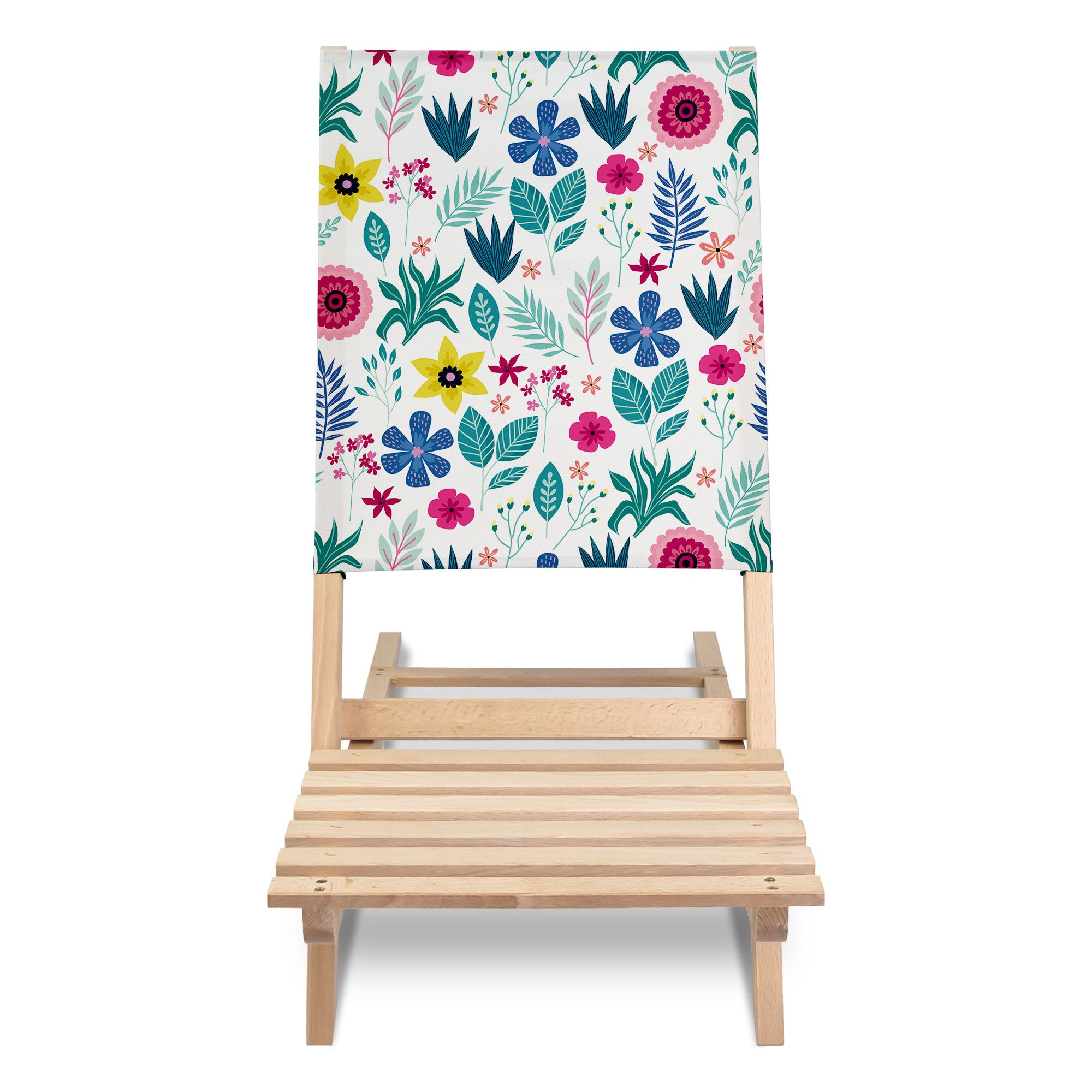 Klappbarer Strandstuhl Blumeneleganz