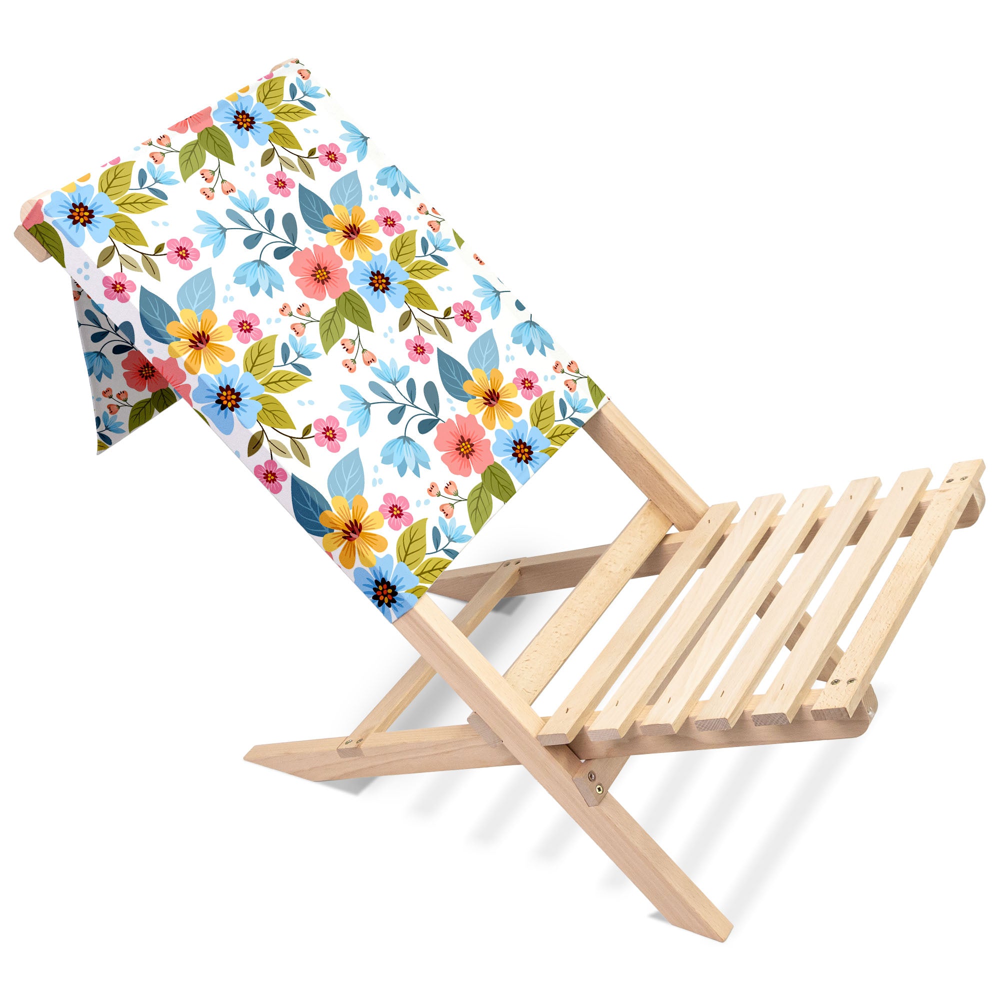Klappbarer Strandstuhl Blumenfantasie