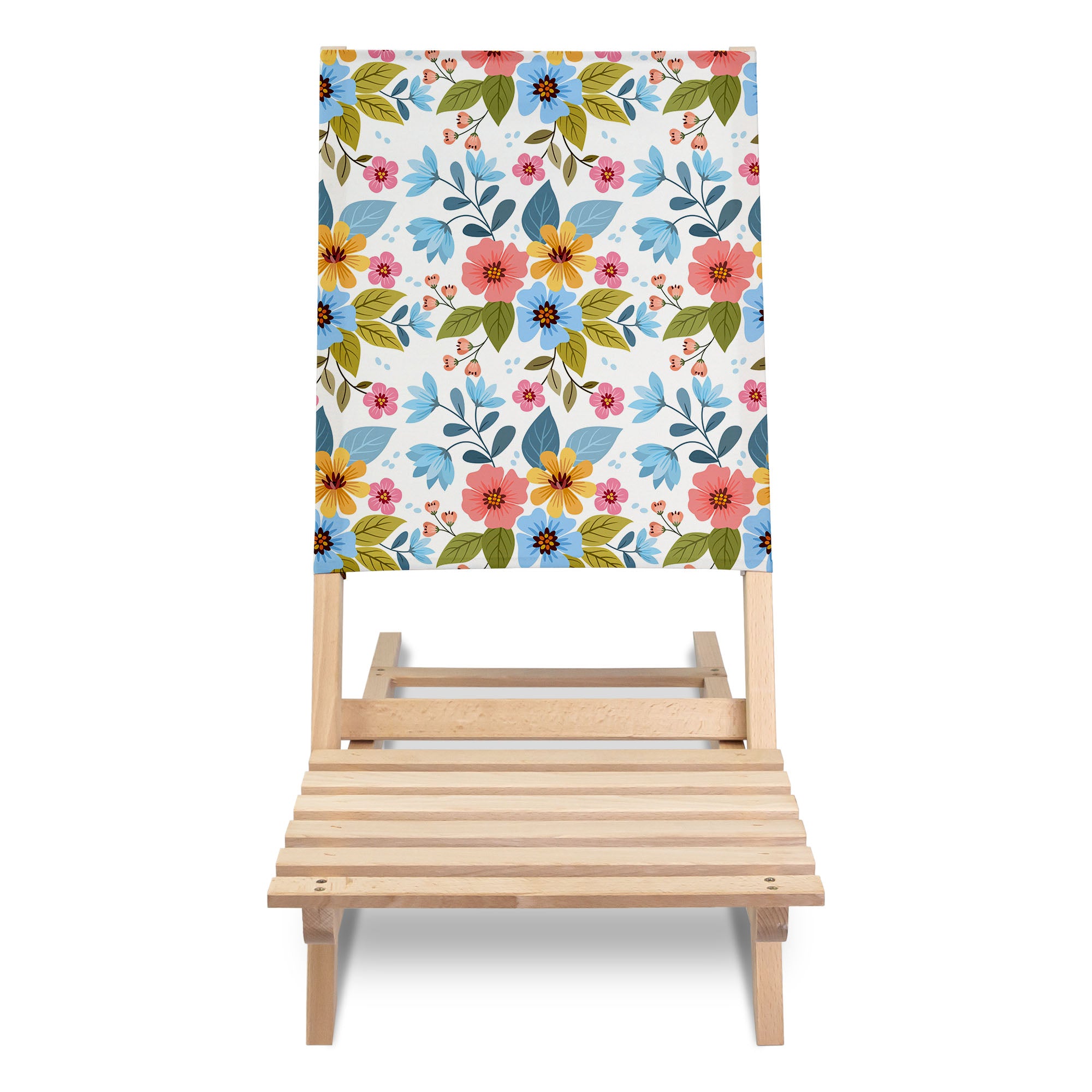 Klappbarer Strandstuhl Blumenfantasie