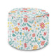 Kulatá taburetka podnožka Floral Adventure-Velvet