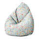 Puf Pearshape Floral Adventure-S-Velvet