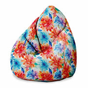 Puf Pearshape Floral Background-S-Velvet