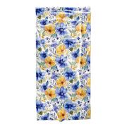 Handtuch Gelb-blaue Blumen-30x50 cm
