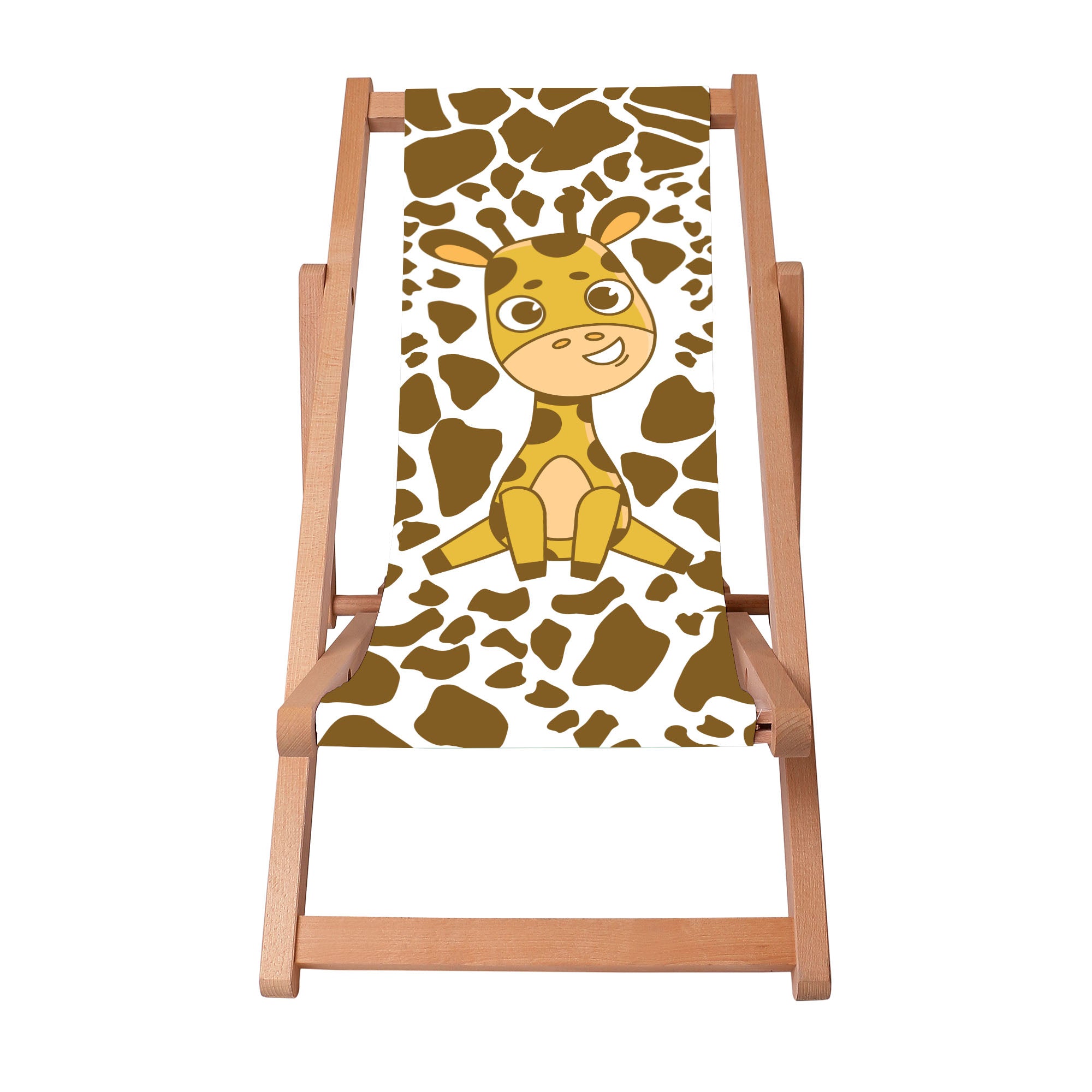 Holzliegestuhl Giraffina-S