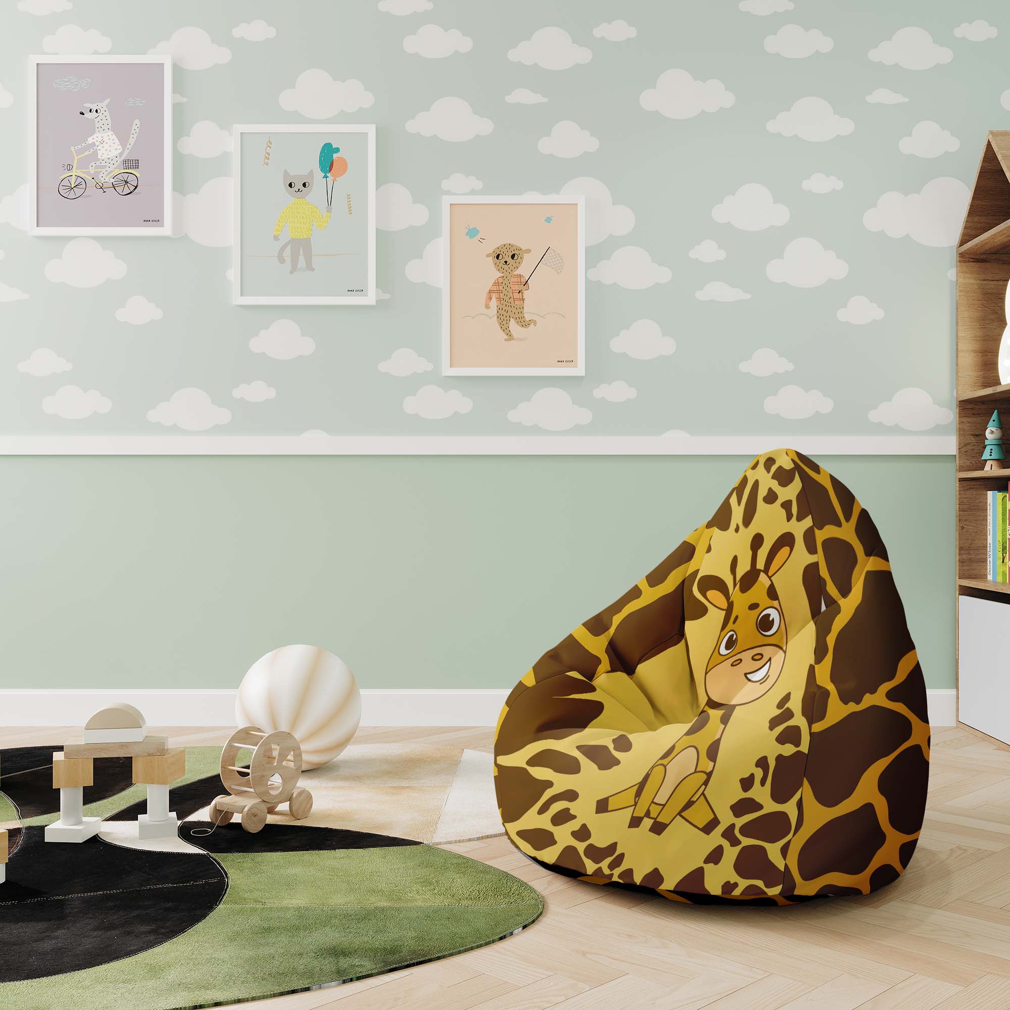 Sitzsack Pearshape Giraffina