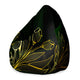 Puf Birnenform Goldtraum