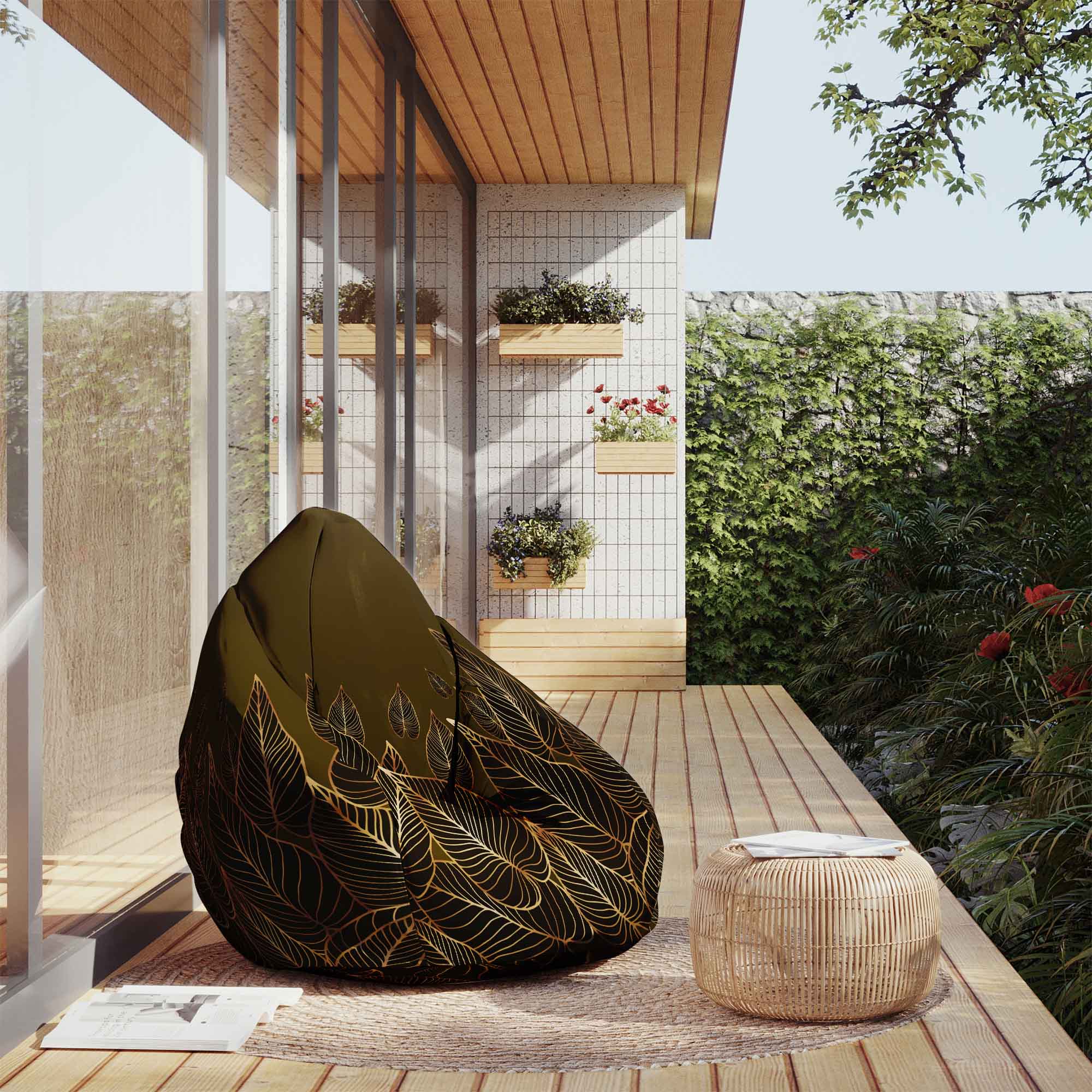 Puf Birnenform Goldenlinear