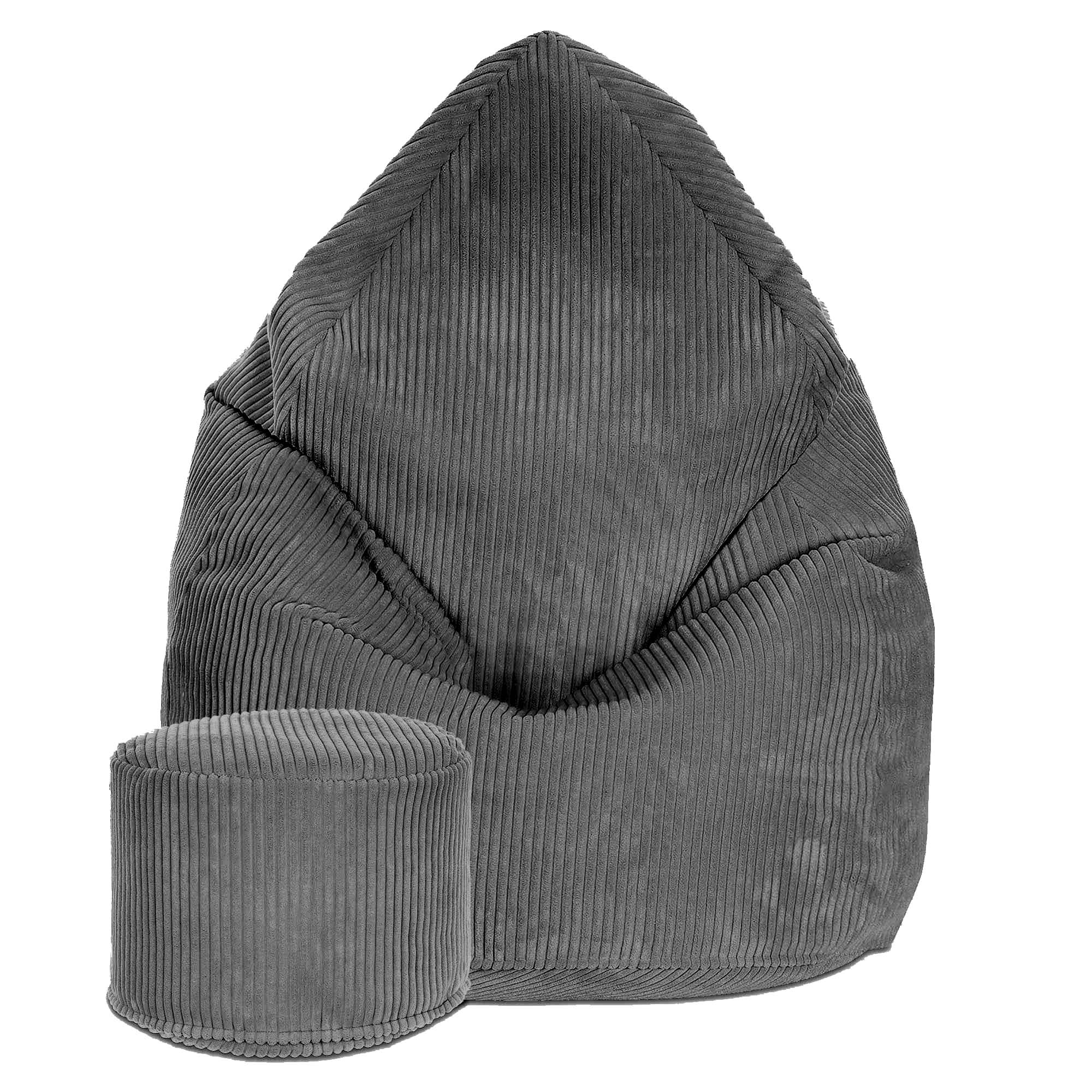 Runder Hocker Fußstütze Lincoln Granite Gray-M