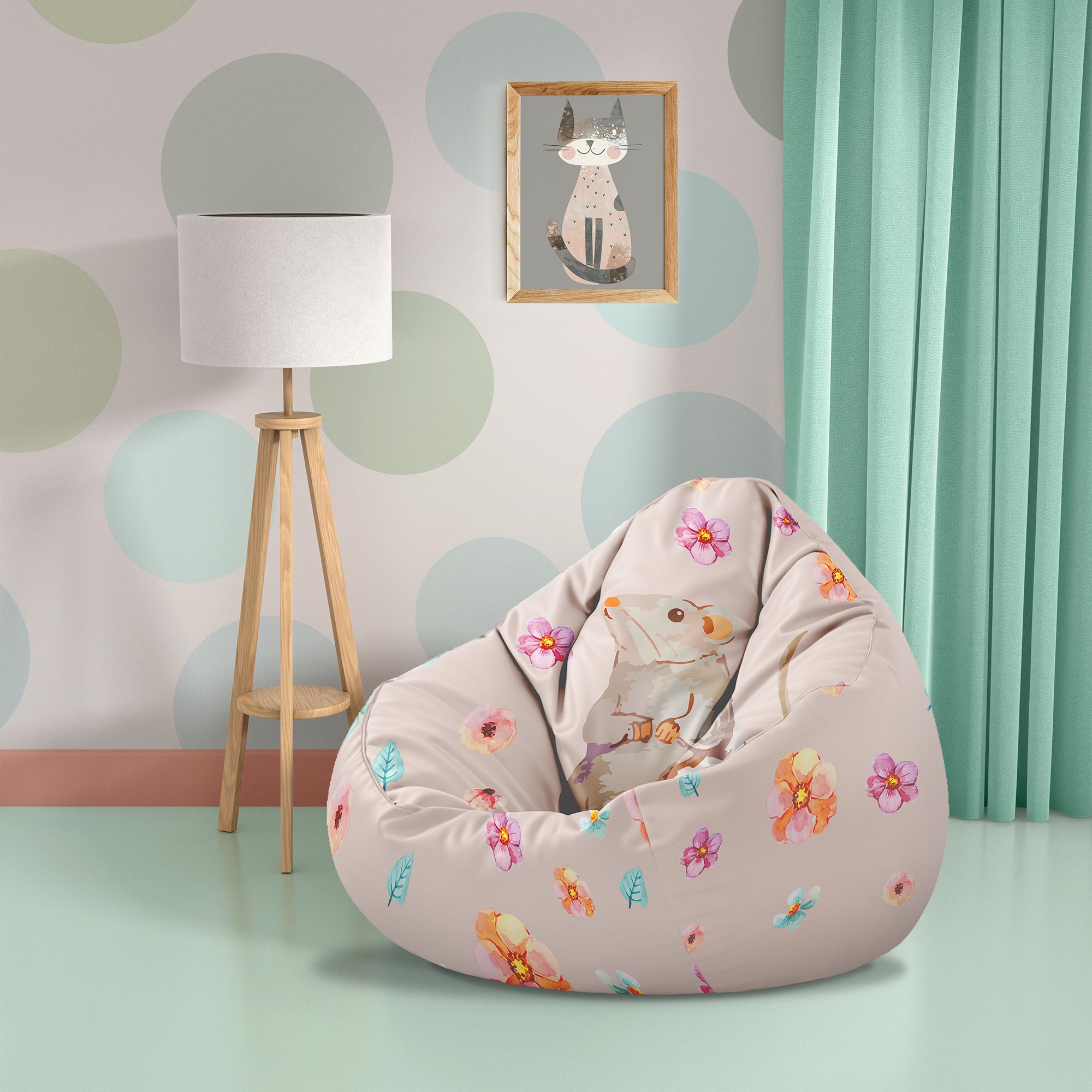 Puf Paradise Gray Mouse-S