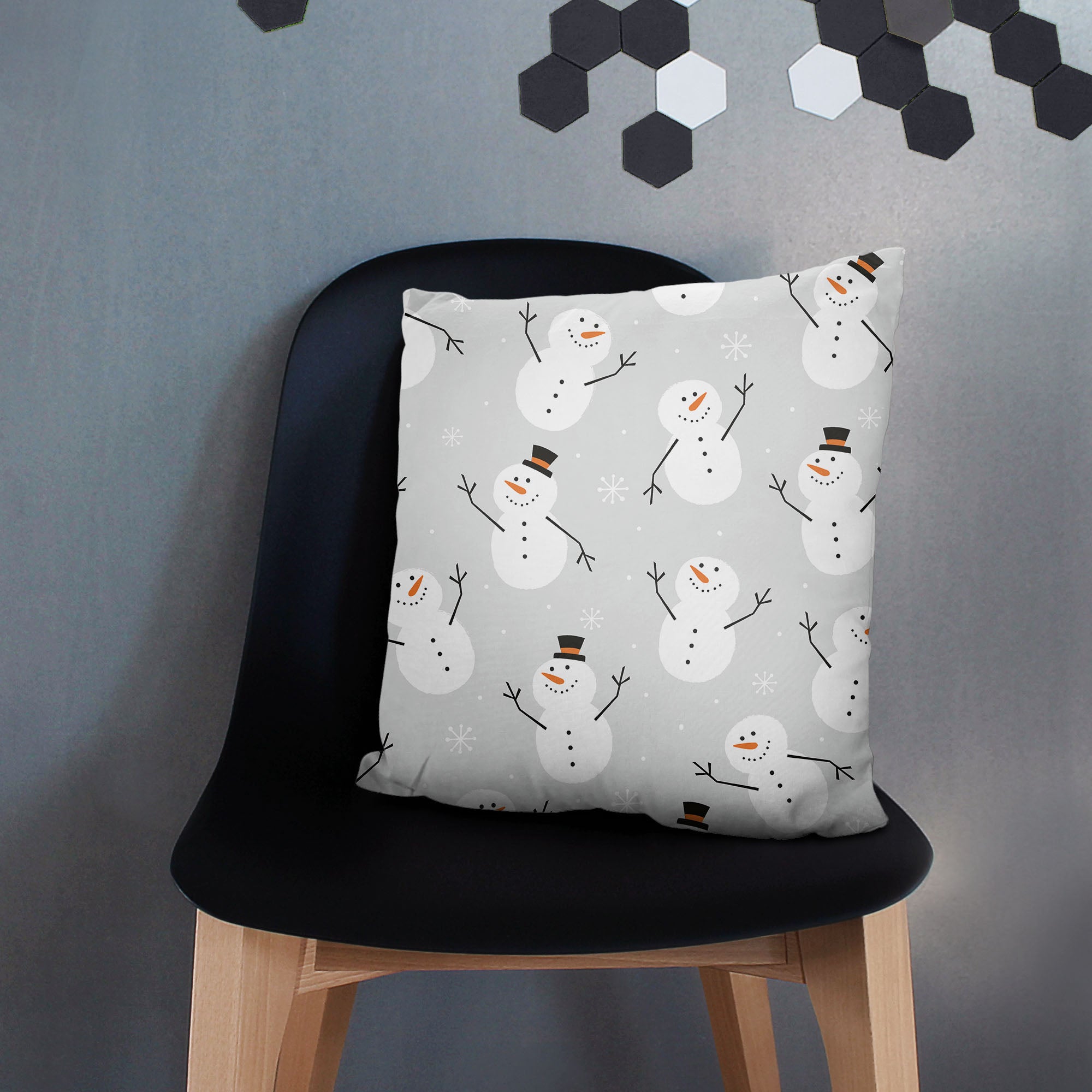 Pillow Hello Snowman-Velvet