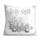 Kissen Holy Night-Samt