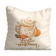 Kissen Hot Pumpkin Chocolate-Samt