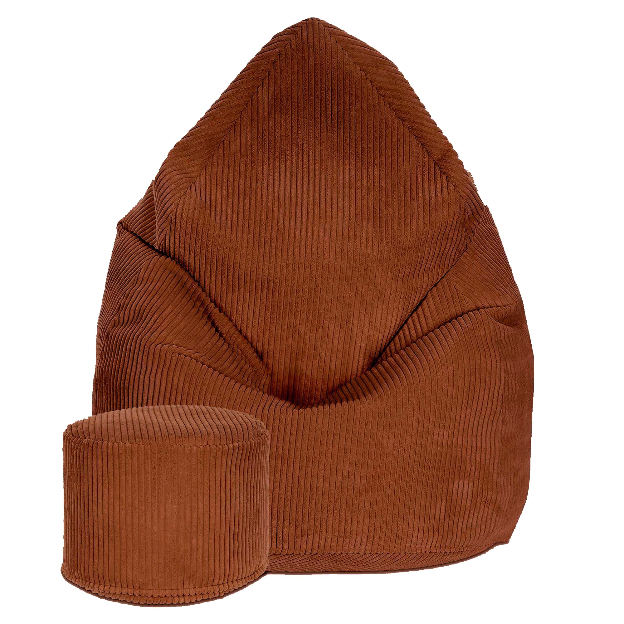Runder Hocker Fußstütze Lincoln Indian Tan-M