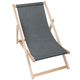 Liegestuhl aus Holz Imitation Jeans Iron Slate-M