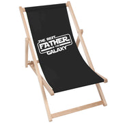Holzliegestuhl Der beste Vater in der Galaxie