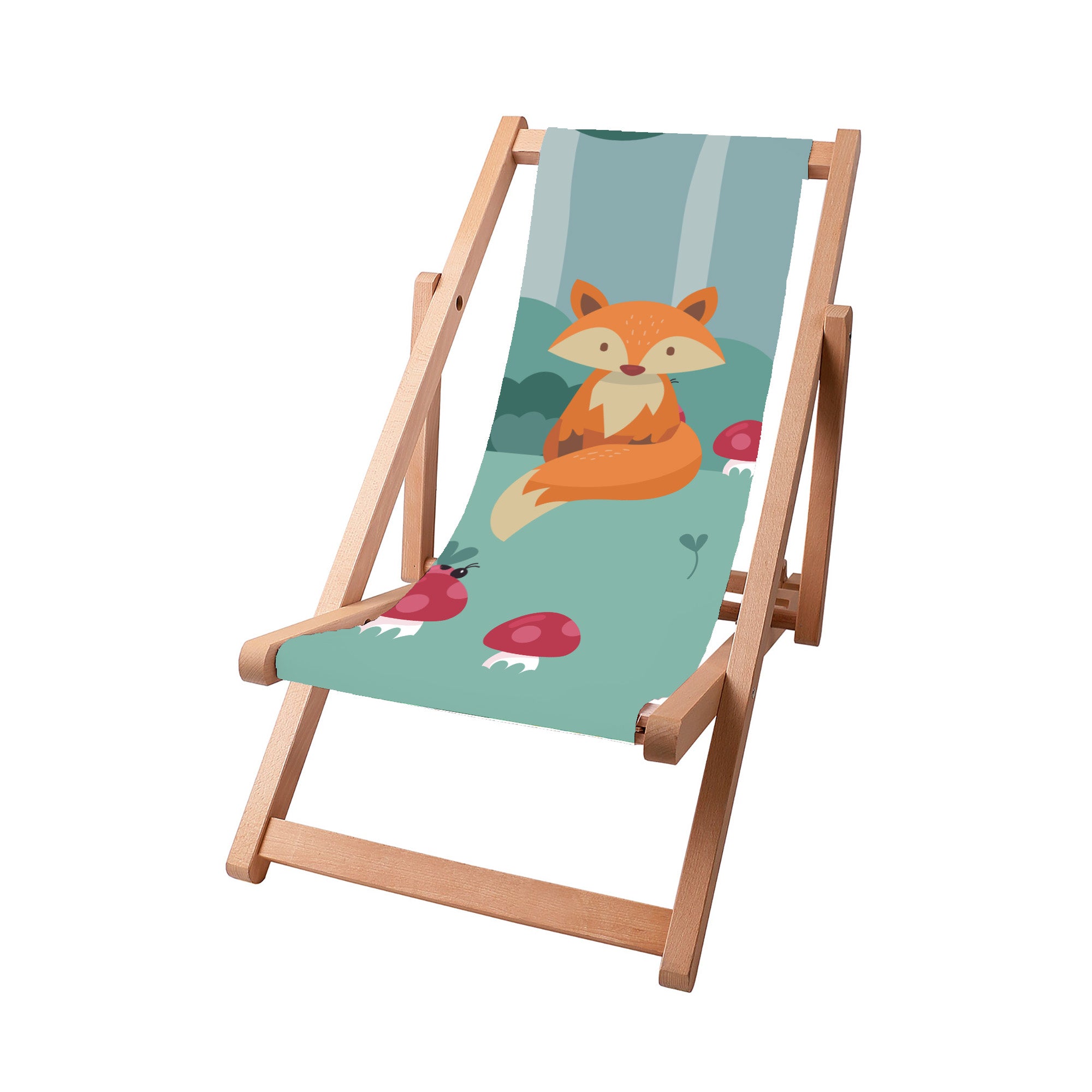 Liegestuhl aus Holz Magic Fox-M