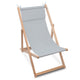 Holzliegestuhl mit Kissen Jeans-Imitat Moonlight Veil-S