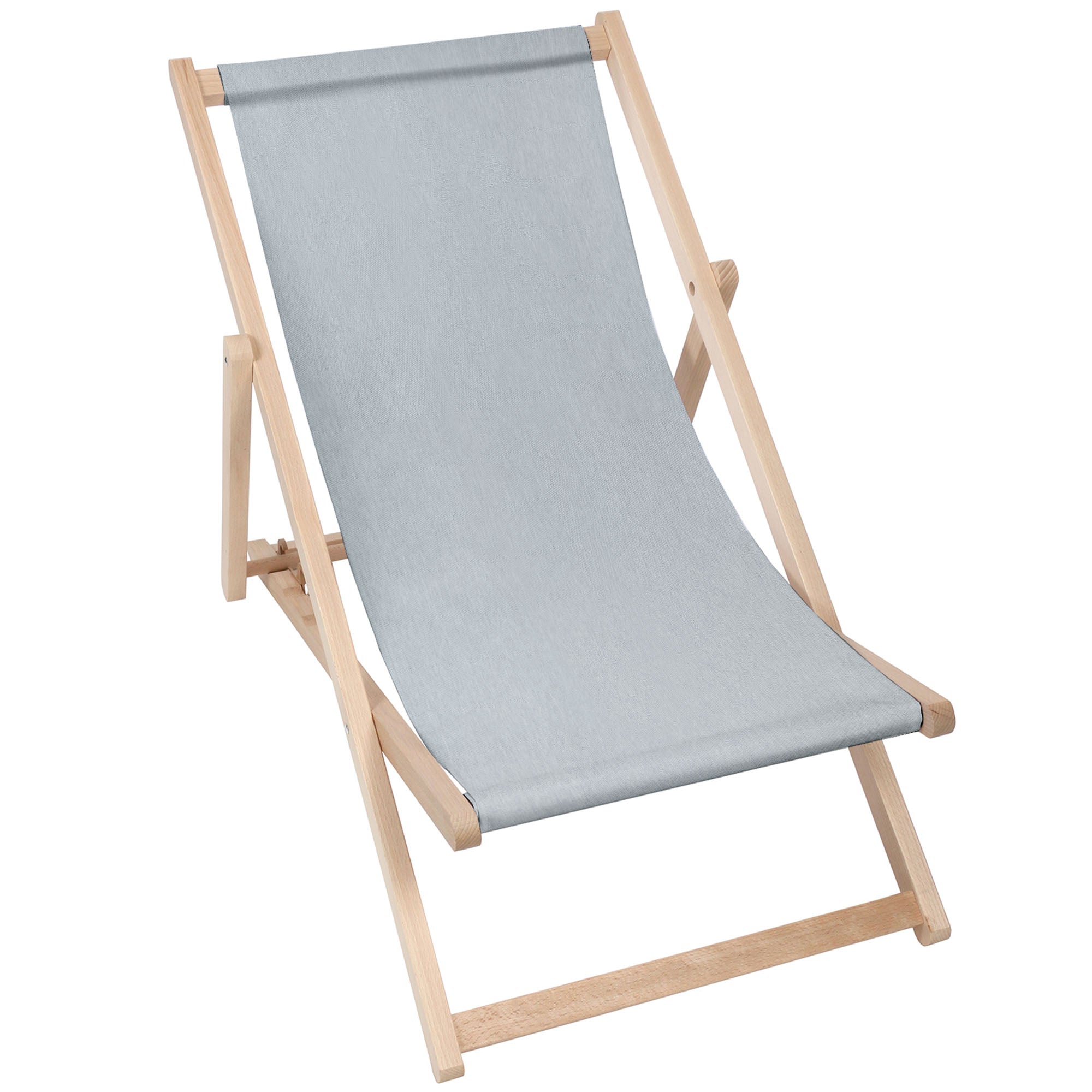 Liegestuhl aus Holz Imitation Jeans Moonlight Veil