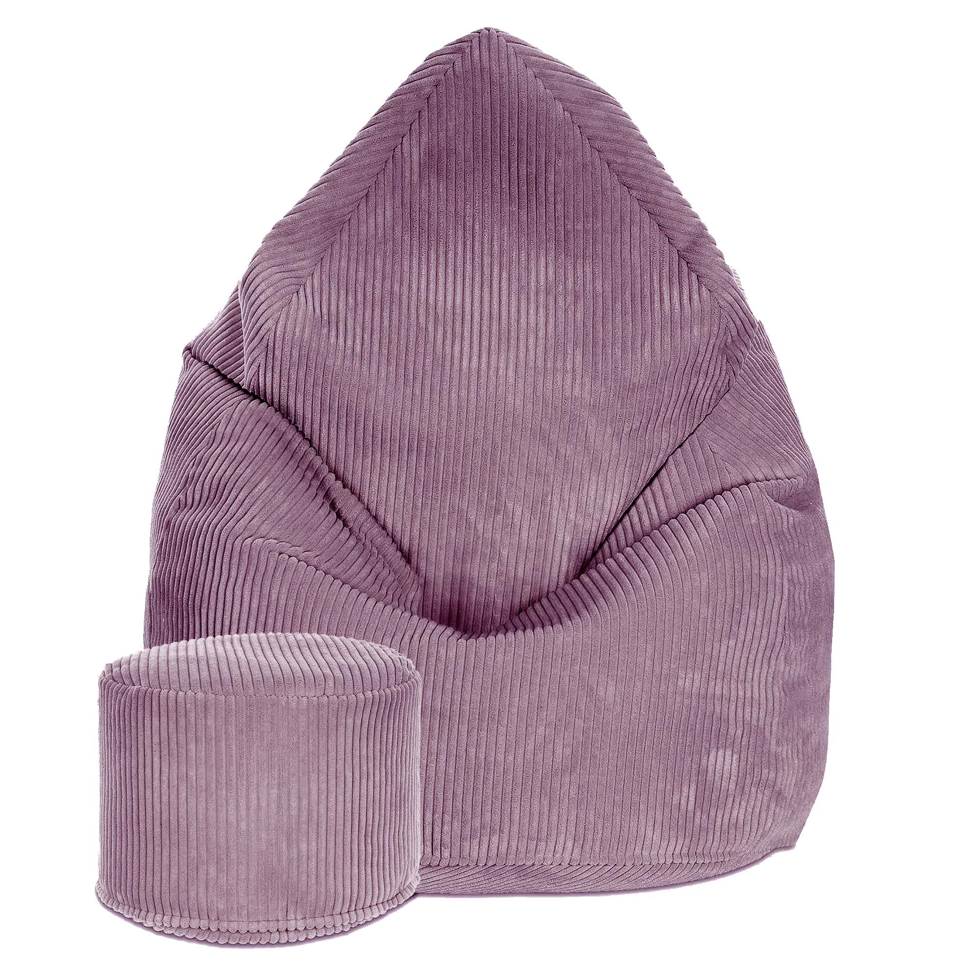 Runder Hocker Fußstütze Lincoln Plum Smoothie-M
