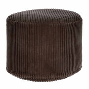 Runder Hocker Fußstütze Lincoln Dark Chocolate