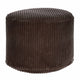 Runder Hocker Fußstütze Lincoln Dark Chocolate-M