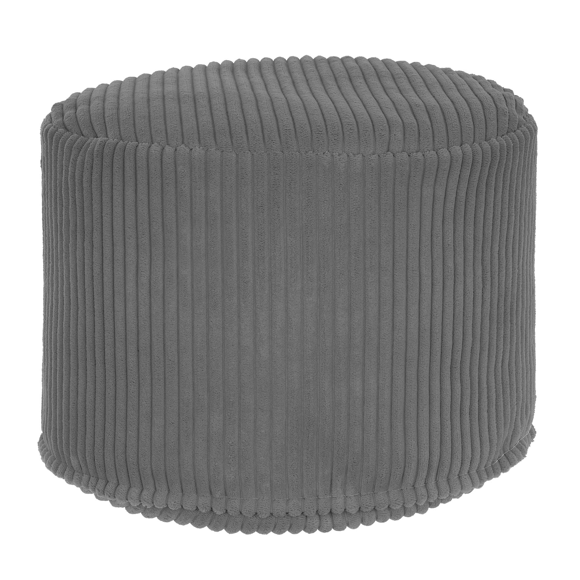 Runder Hocker Fußstütze Lincoln Frost Gray