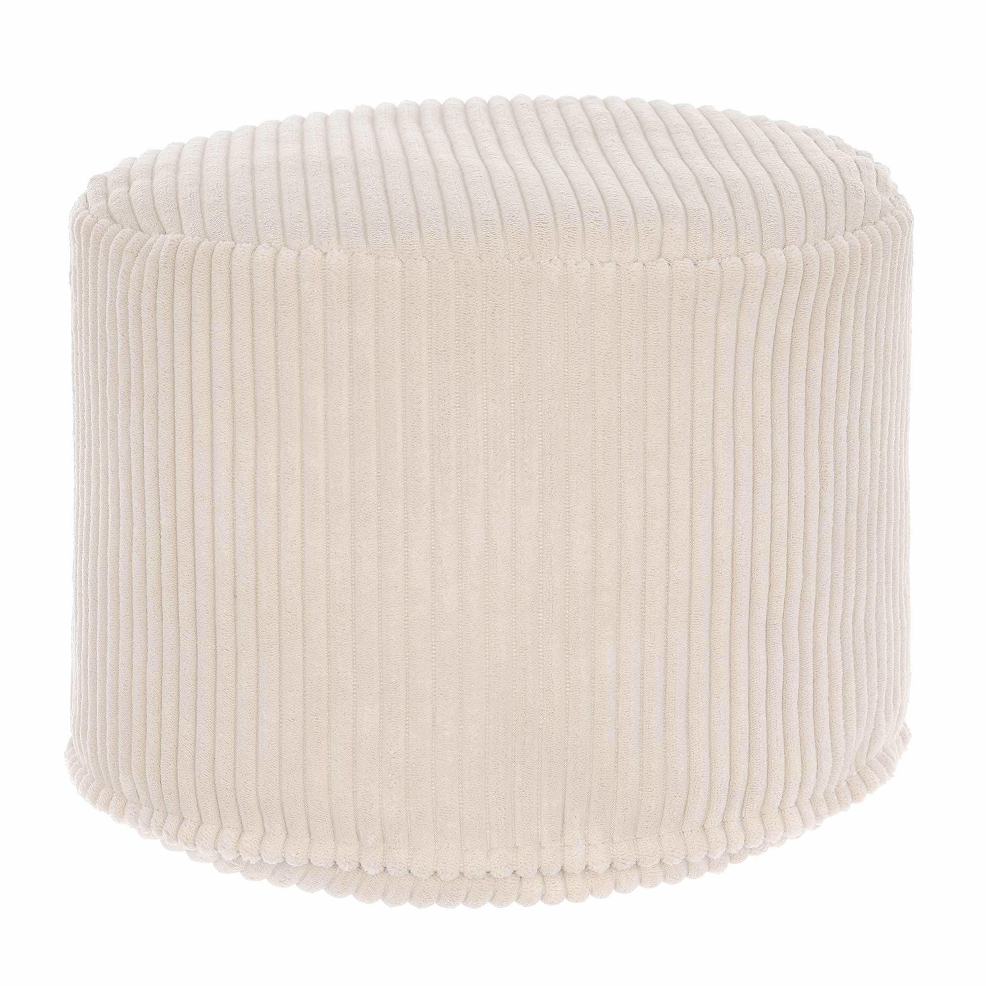 Runder Hocker Fußbank Lincoln Vanilla Ice
