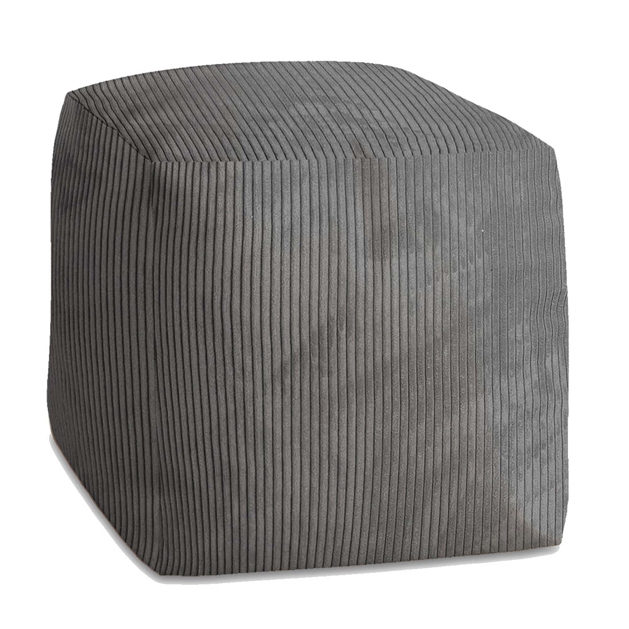 Puf Cube Frostgrau