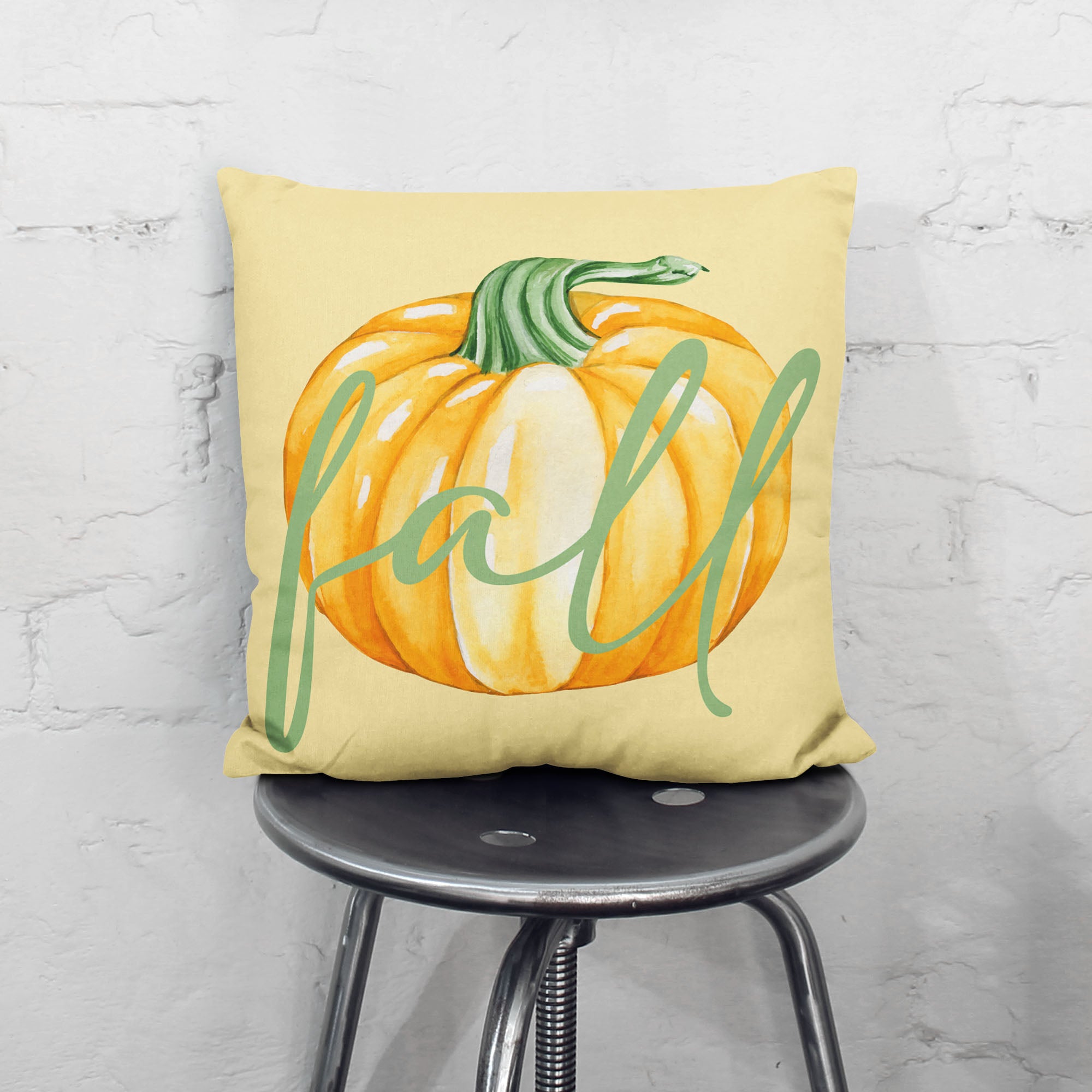 Kissen Pumpkin Fall-Samt