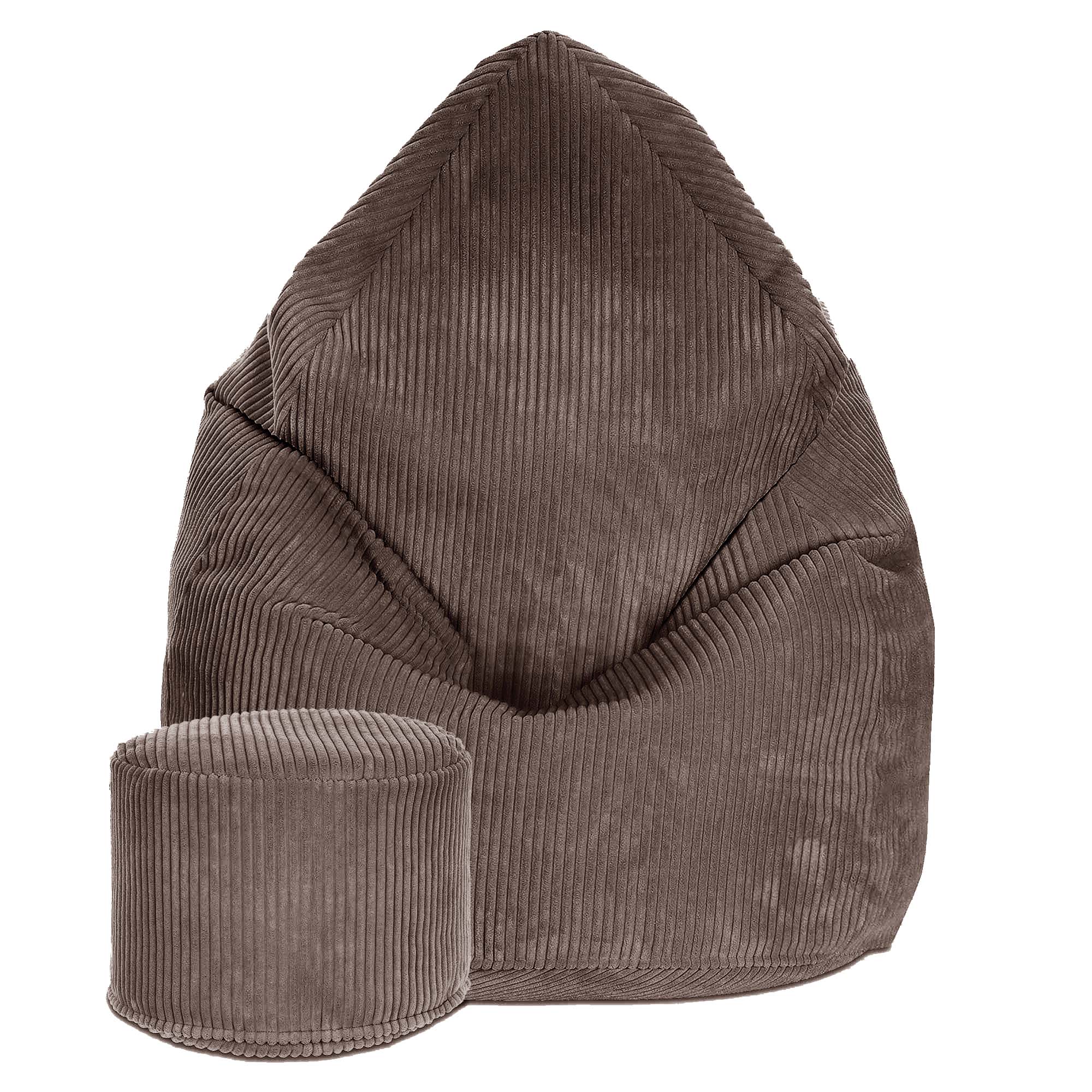 Runder Hocker Fußstütze Lincoln Roasted Cocoa