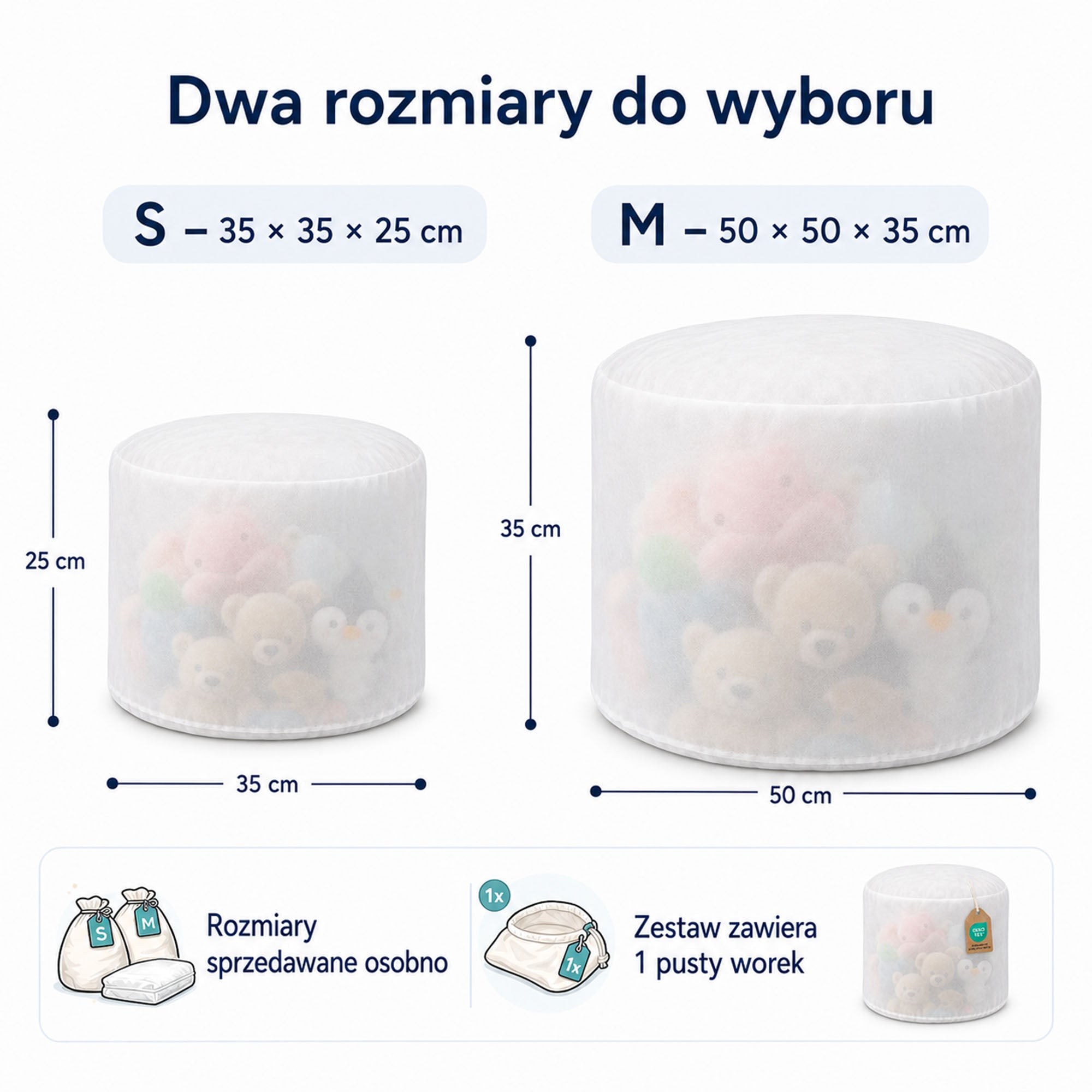 Runder Roundshape-Fußstützenbezug