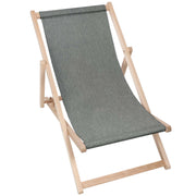 Holzliegestuhl Jeans-Imitat Sandy Dune-S