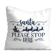 Kissen Santa ist da-Samt