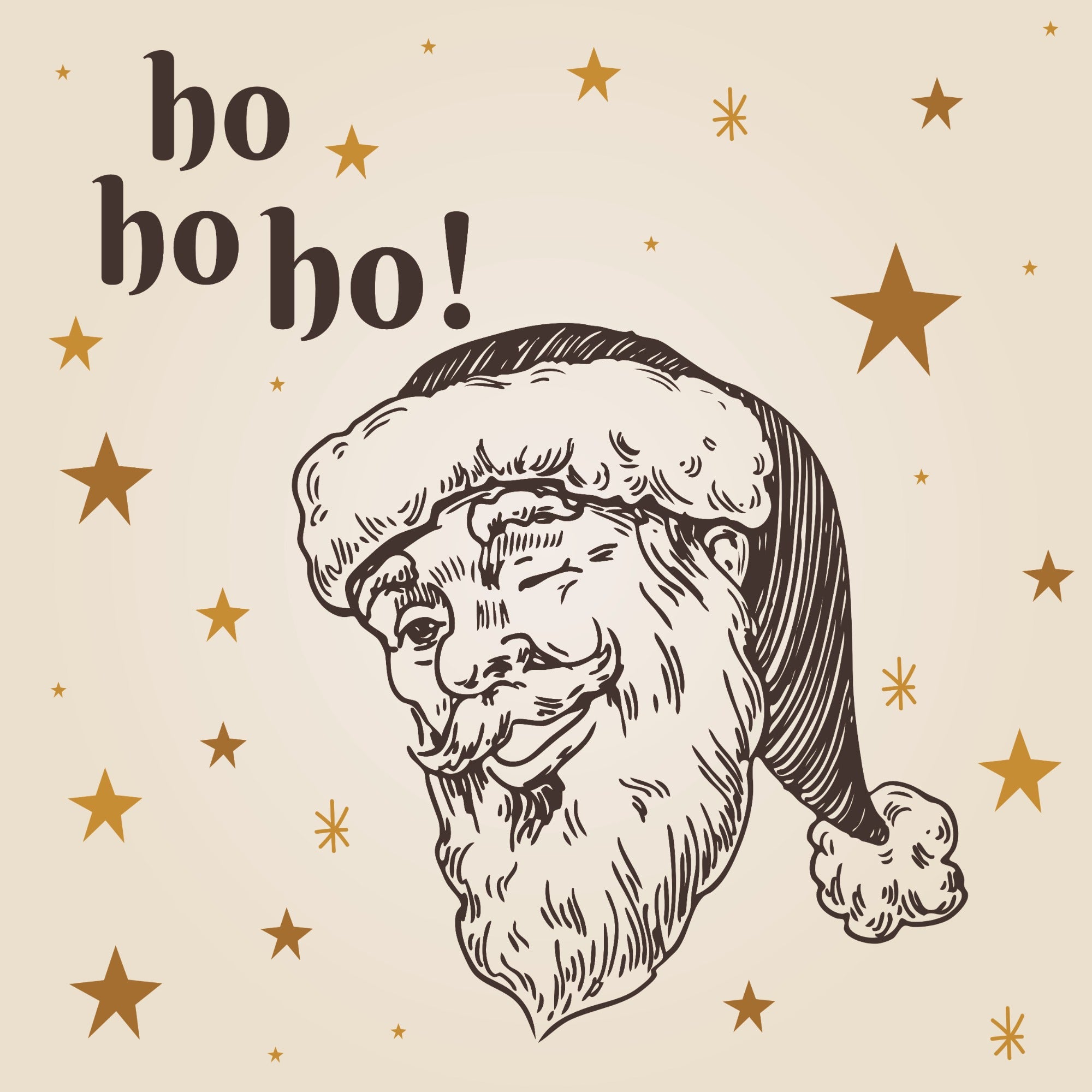 Kissen Santa Please Here Stop-Oxford