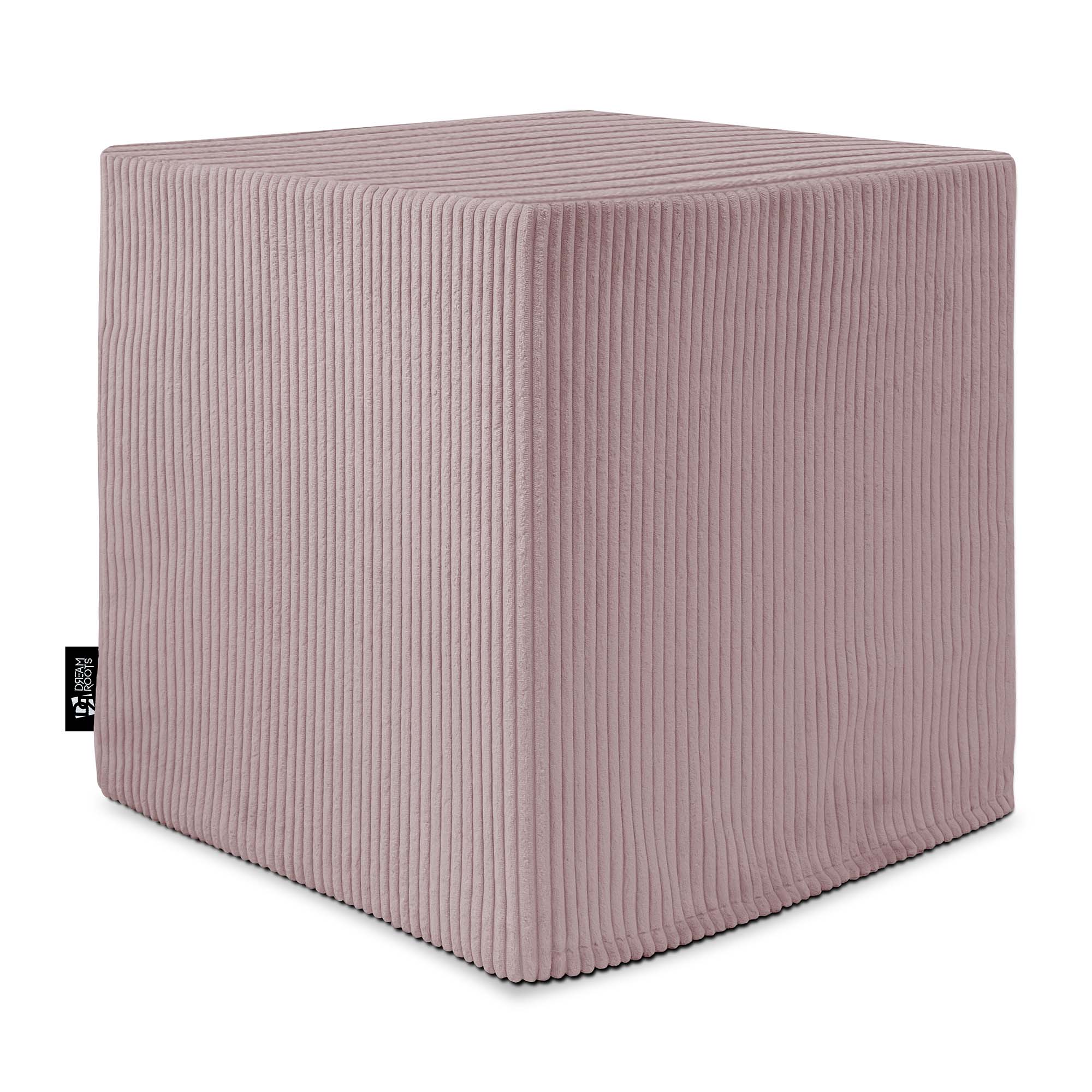 Puf Qubik Silver Pink-50x50 CM