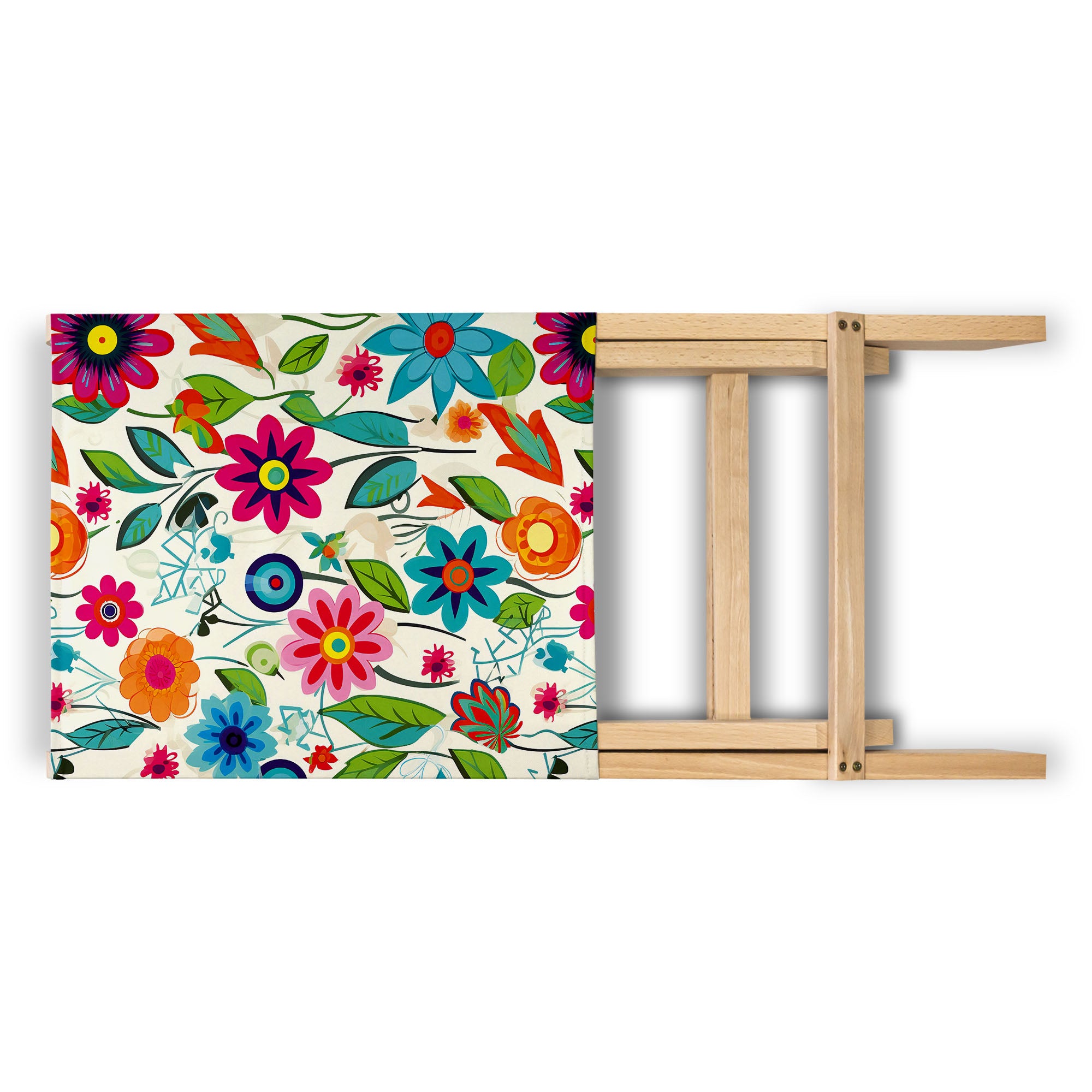 Klappbarer Strandstuhl Kleine Frühlingsblumen
