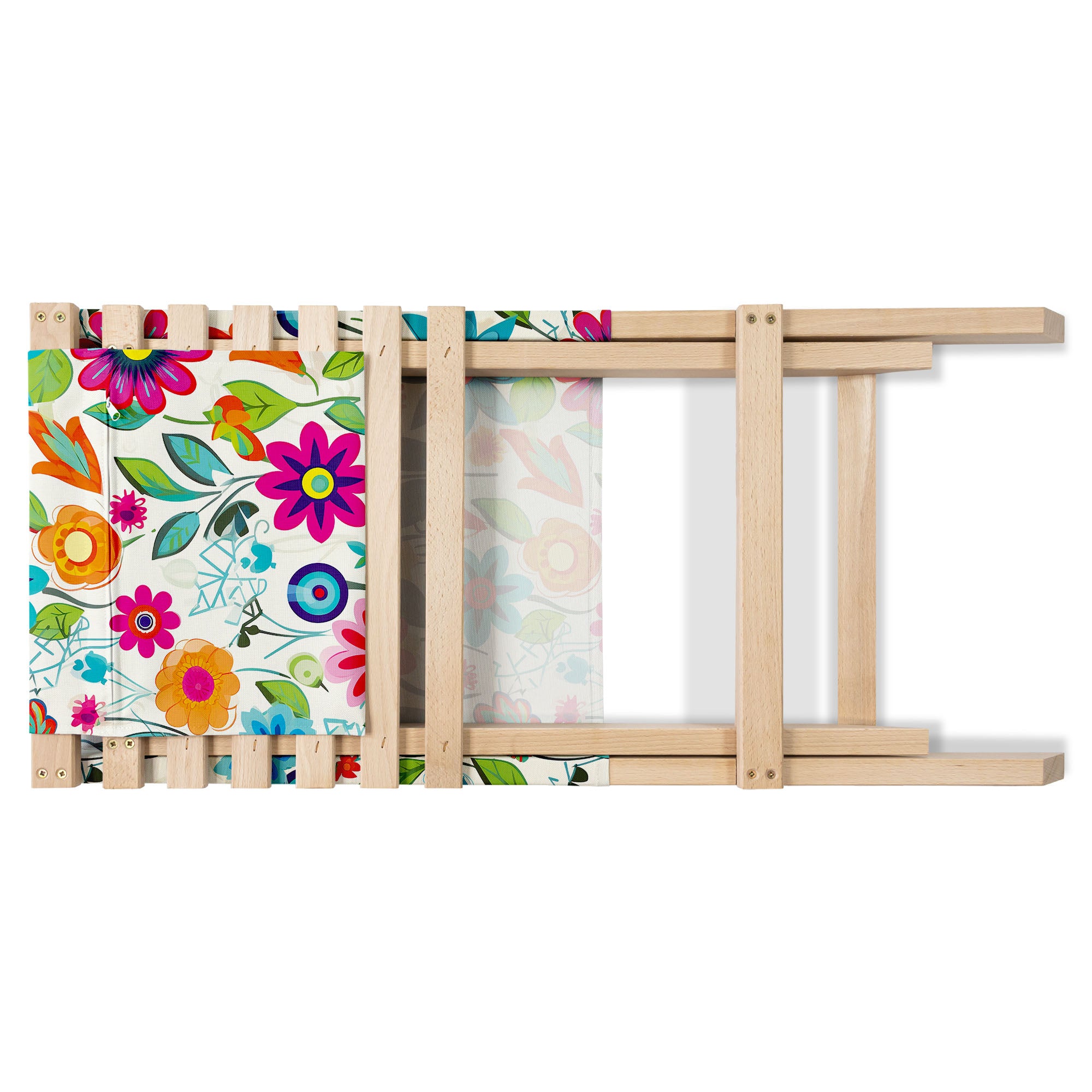 Klappbarer Strandstuhl Kleine Frühlingsblumen